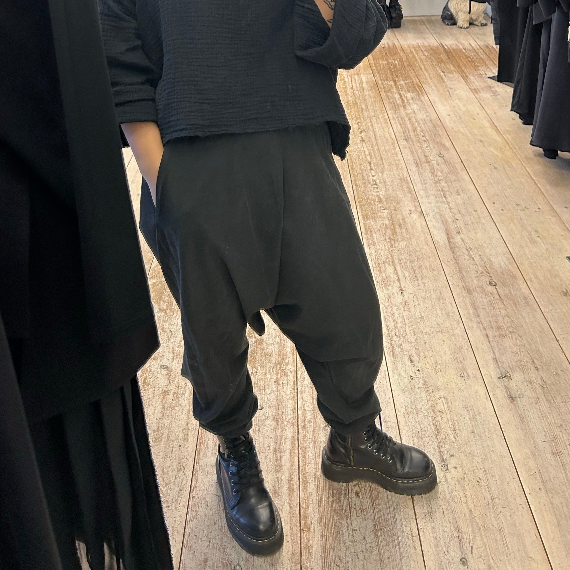 Mori - Twill Pants - Charcoal