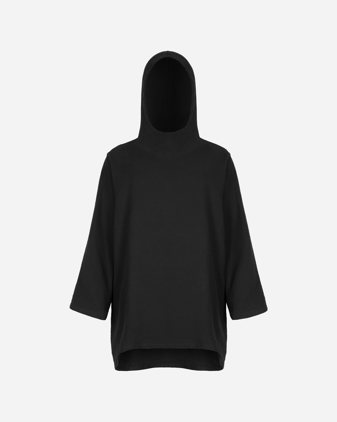 Kuro - Hoodie - Long - Black